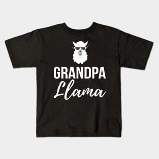 Grandpa Llama Kids T-Shirt